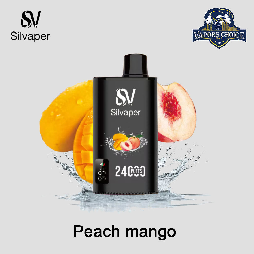 SILVAPER 24000 PUFFS (20mg) - DISPOSABLE VAPE Peach Mango UAE Abu Dhabi